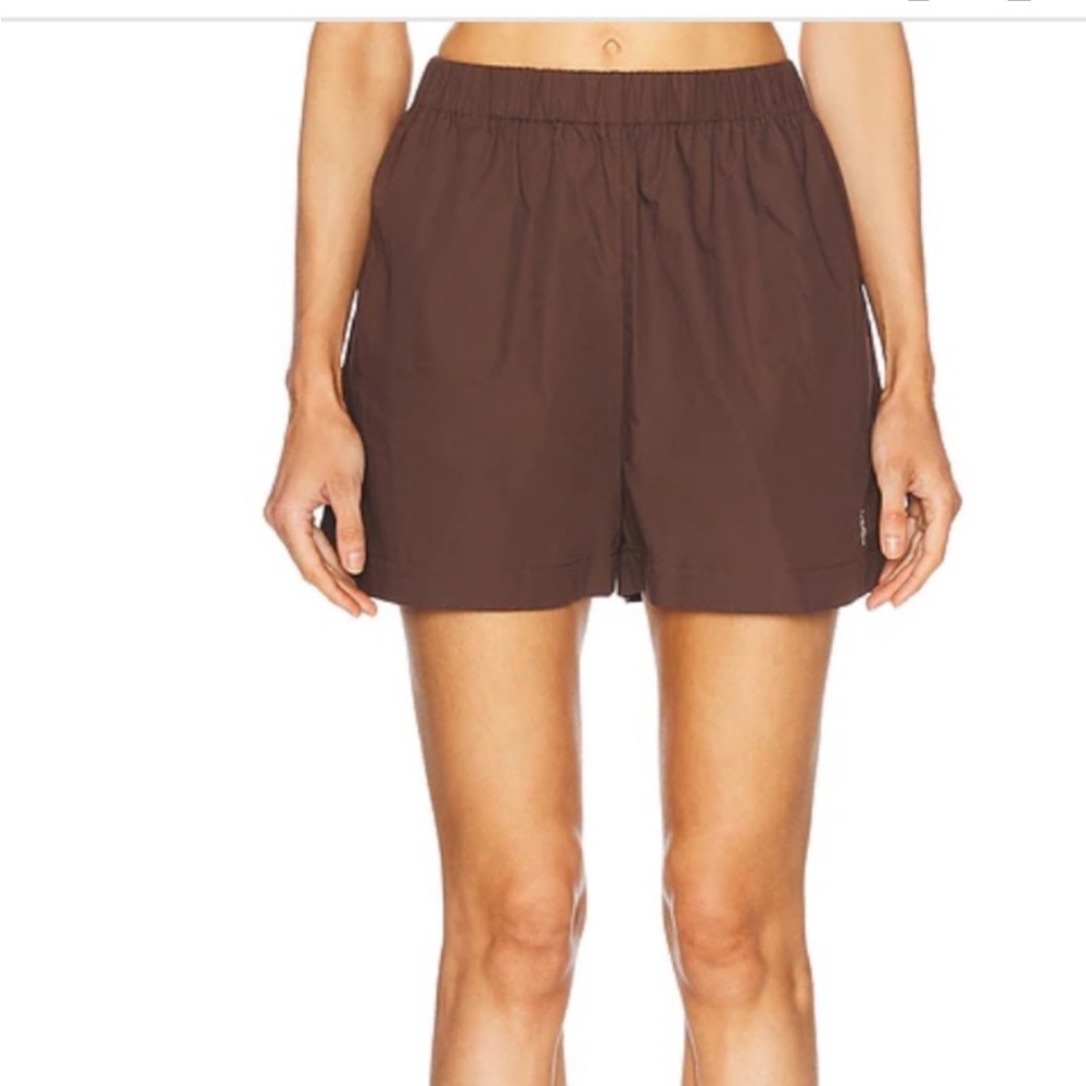 Sporty & Rich Brown Athletic Shorts Relaxed Fit